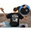 Bisiklet Yaka Baskılı T-shirt - Siyah 142480 Bisiklet Yaka Baskılı T-shirt - Siyah 142480