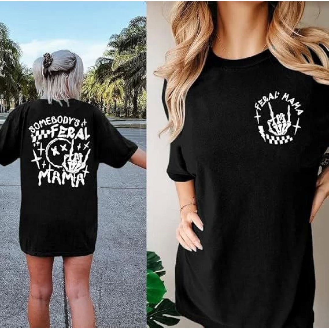 Bisiklet Yaka Baskılı T-shirt - Siyah 142480 Bisiklet Yaka Baskılı T-shirt - Siyah 142480