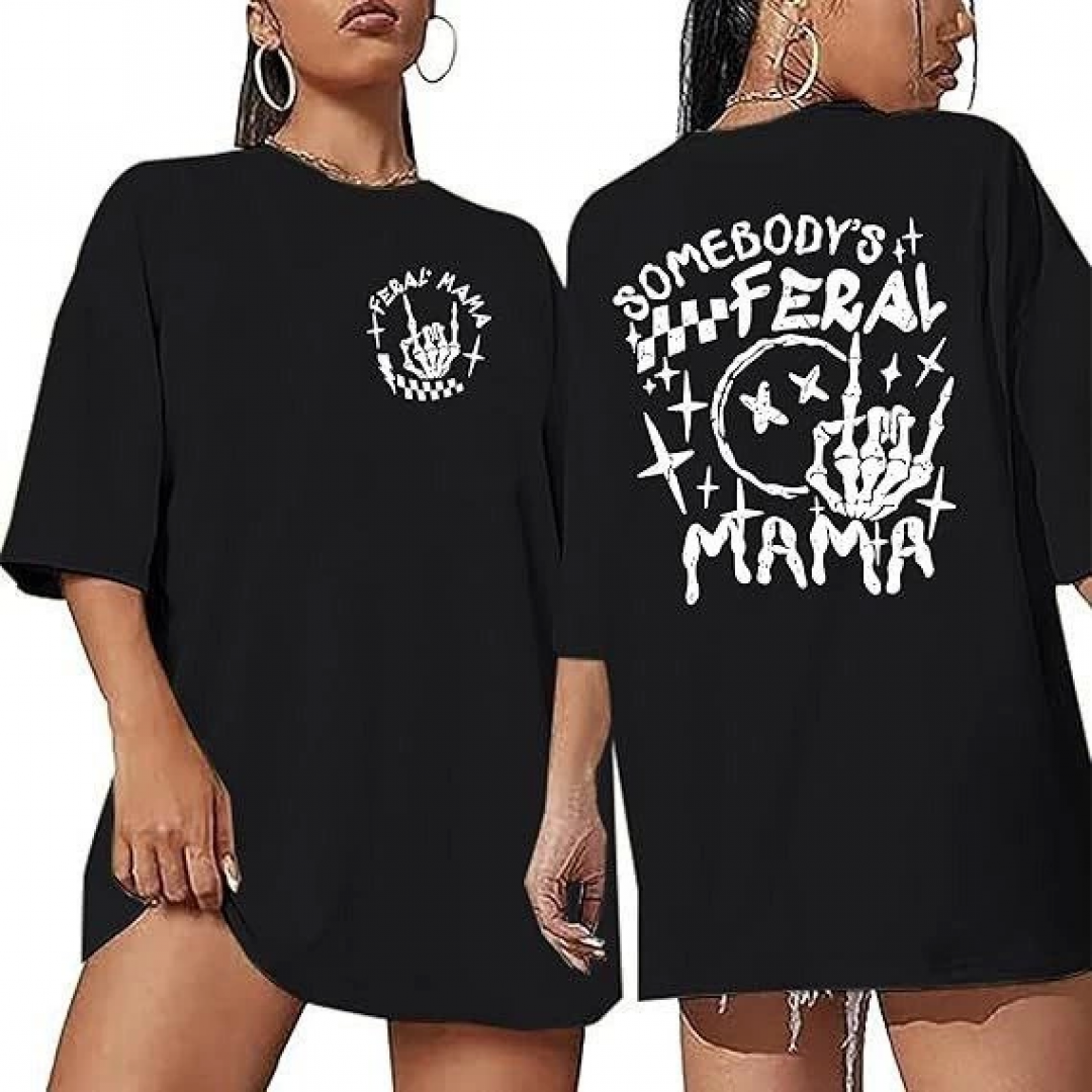 Bisiklet Yaka Baskılı T-shirt - Siyah 142480 Bisiklet Yaka Baskılı T-shirt - Siyah 142480