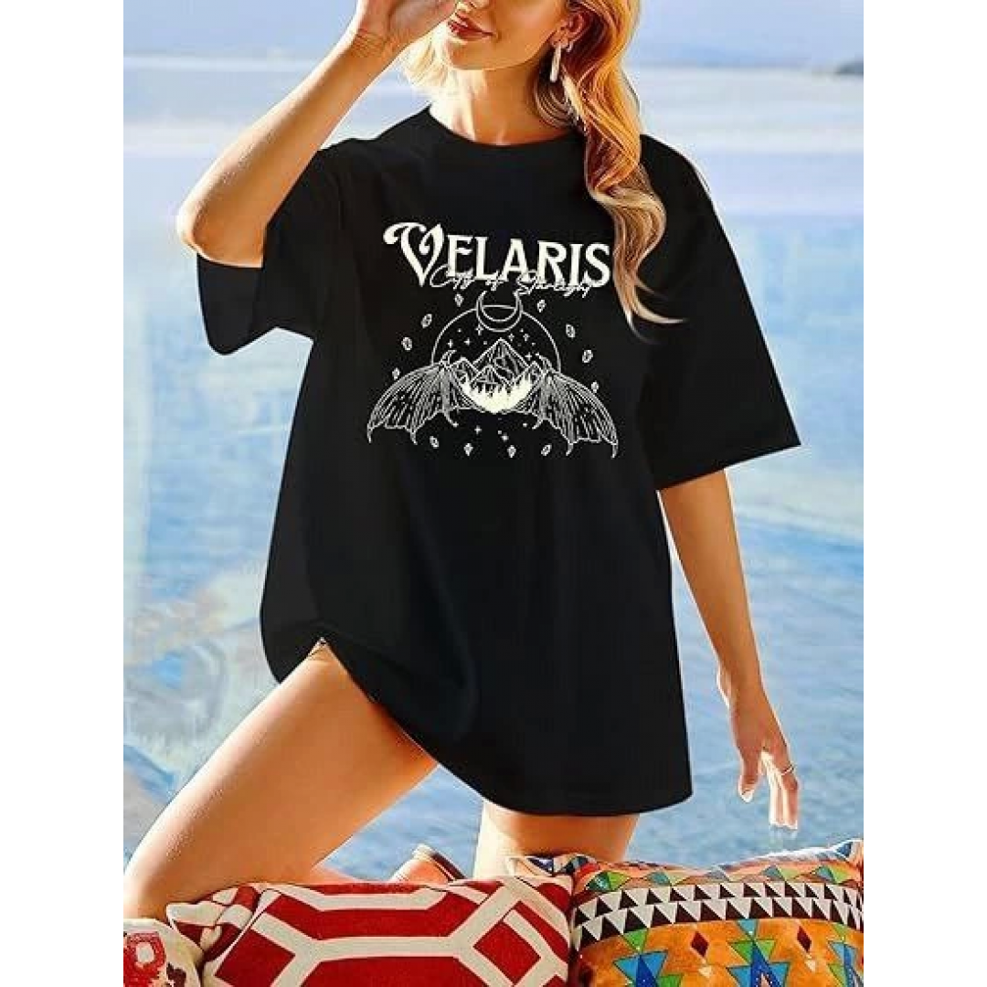 Bisiklet Yaka Baskılı T-shirt - Siyah 142482 Bisiklet Yaka Baskılı T-shirt - Siyah 142482