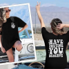 Bisiklet Yaka Kısa Kol Baskılı T-shirt - Siyah 142483 Bisiklet Yaka Kısa Kol Baskılı T-shirt - Siyah 142483