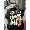 Erkek Bisiklet Yaka Kısa Kol Baskılı T-shirt - Siyah 142487 Erkek Bisiklet Yaka Kısa Kol Baskılı T-shirt - Siyah 142487