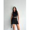 Tek Omuzlu Kolsuz Mini Boy Elbise - Siyah 142493 Tek Omuzlu Kolsuz Mini Boy Elbise - Siyah 142493