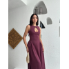 Kolsuz Uzun Kabardin Elbise - Bordo - 142669 Kolsuz Uzun Kabardin Elbise - Bordo - 142669