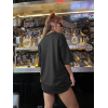 Baskılı T-shirt - Siyah 146024