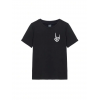 Baskılı T-shirt - Siyah 146025