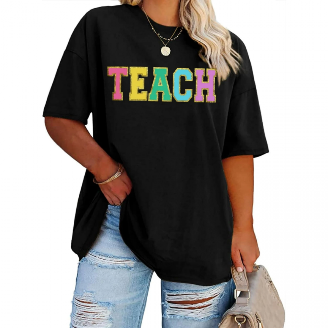 Baskılı T-shirt - Siyah 146026 Baskılı T-shirt - Siyah 146026