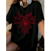 Baskılı T-shirt - Siyah 146028