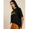 Baskılı T-shirt - Siyah 146029