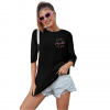 Baskılı T-shirt - Siyah 146030 Baskılı T-shirt - Siyah 146030