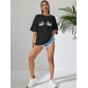 Baskılı T-shirt - Siyah - 146031 Baskılı T-shirt - Siyah - 146031