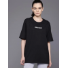 Baskılı Oversize T-shirt - Siyah 146042 Baskılı Oversize T-shirt - Siyah 146042