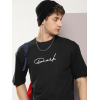 Erkek Baskılı Oversize T-shirt - Siyah - 146045 Erkek Baskılı Oversize T-shirt - Siyah - 146045
