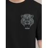 Erkek Baskılı Oversize T-shirt - Siyah - 146098 Erkek Baskılı Oversize T-shirt - Siyah - 146098