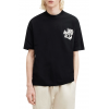Erkek Baskılı Oversize T-shirt - Siyah 146099 Erkek Baskılı Oversize T-shirt - Siyah 146099