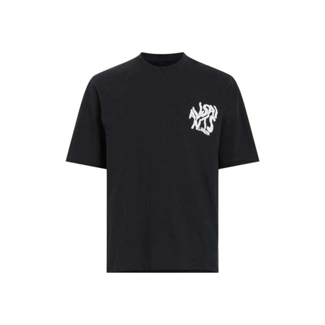 Erkek Baskılı Oversize T-shirt - Siyah 146099 Erkek Baskılı Oversize T-shirt - Siyah 146099