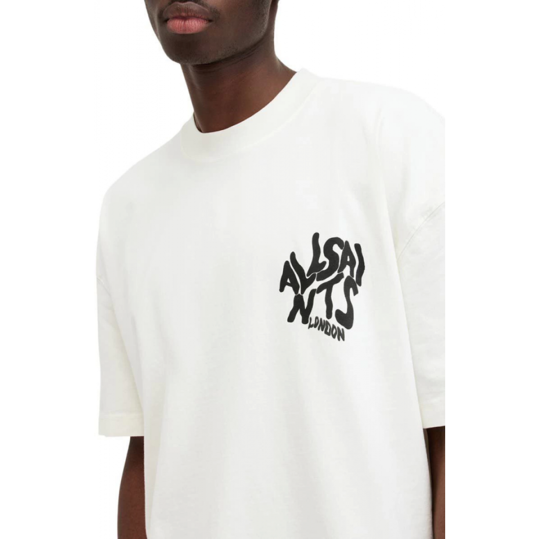 Erkek Baskılı Oversize T-shirt - Beyaz 146100 Erkek Baskılı Oversize T-shirt - Beyaz 146100