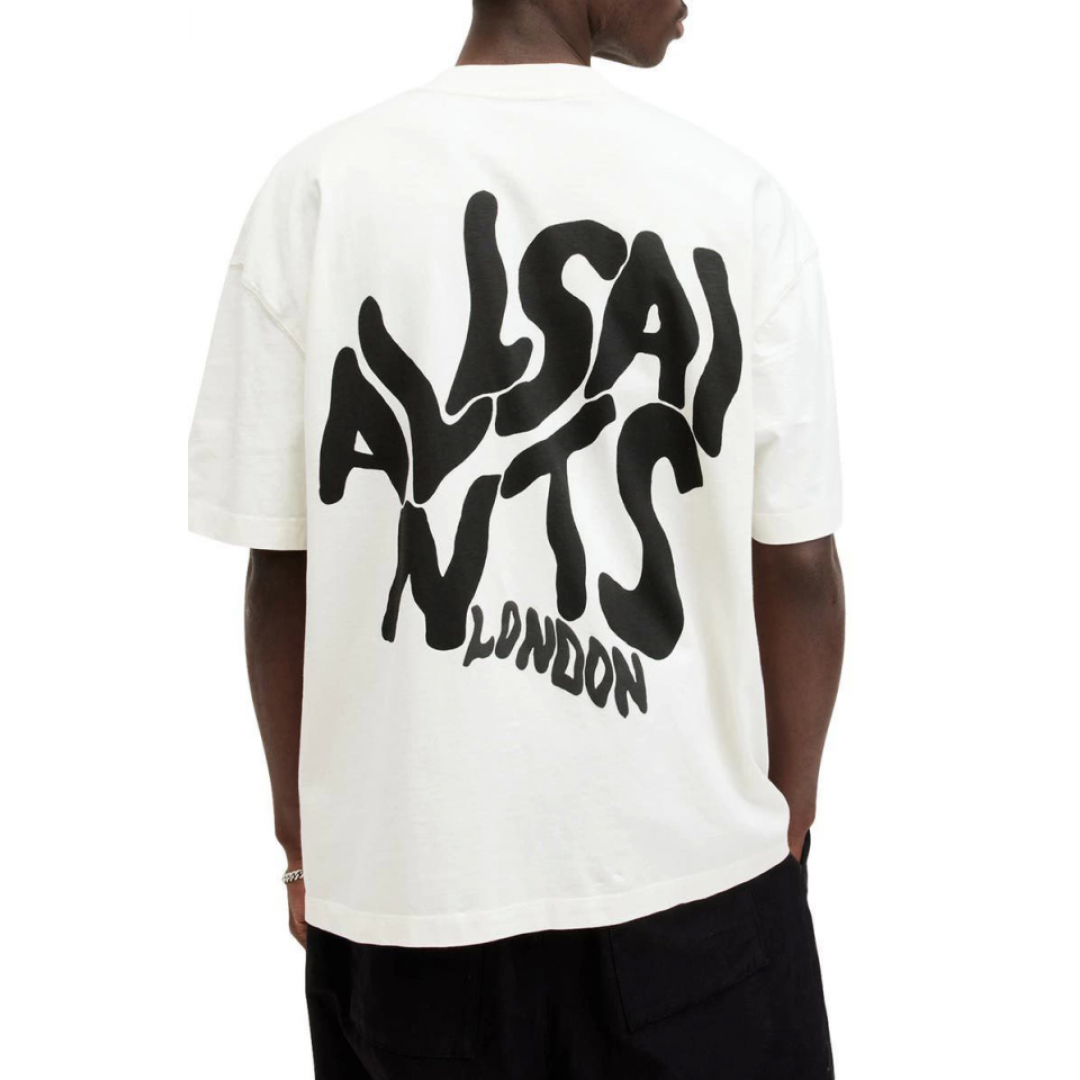 Erkek Baskılı Oversize T-shirt - Beyaz 146100 Erkek Baskılı Oversize T-shirt - Beyaz 146100