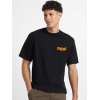 Erkek Baskılı Oversize T-shirt - Siyah - 146101 Erkek Baskılı Oversize T-shirt - Siyah - 146101