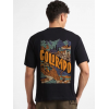 Erkek Baskılı Oversize T-shirt - Siyah - 146101 Erkek Baskılı Oversize T-shirt - Siyah - 146101