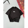 Erkek Baskılı Oversize T-shirt - Siyah 147640