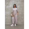 Osy Modal Yumuşak Dokulu Kumaş Oversize Bisiklet Yaka T-shirt Jogger Eşofman Altı Eşofman Takımı - Gri - 147942 Osy Modal Yumuşak Dokulu Kumaş Oversize Bisiklet Yaka T-shirt Jogger Eşofman Altı Eşofman Takımı - Gri - 147942