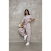 Osy Modal Yumuşak Dokulu Kumaş Oversize Bisiklet Yaka T-shirt Jogger Eşofman Altı Eşofman Takımı - Gri - 147942 Osy Modal Yumuşak Dokulu Kumaş Oversize Bisiklet Yaka T-shirt Jogger Eşofman Altı Eşofman Takımı - Gri - 147942