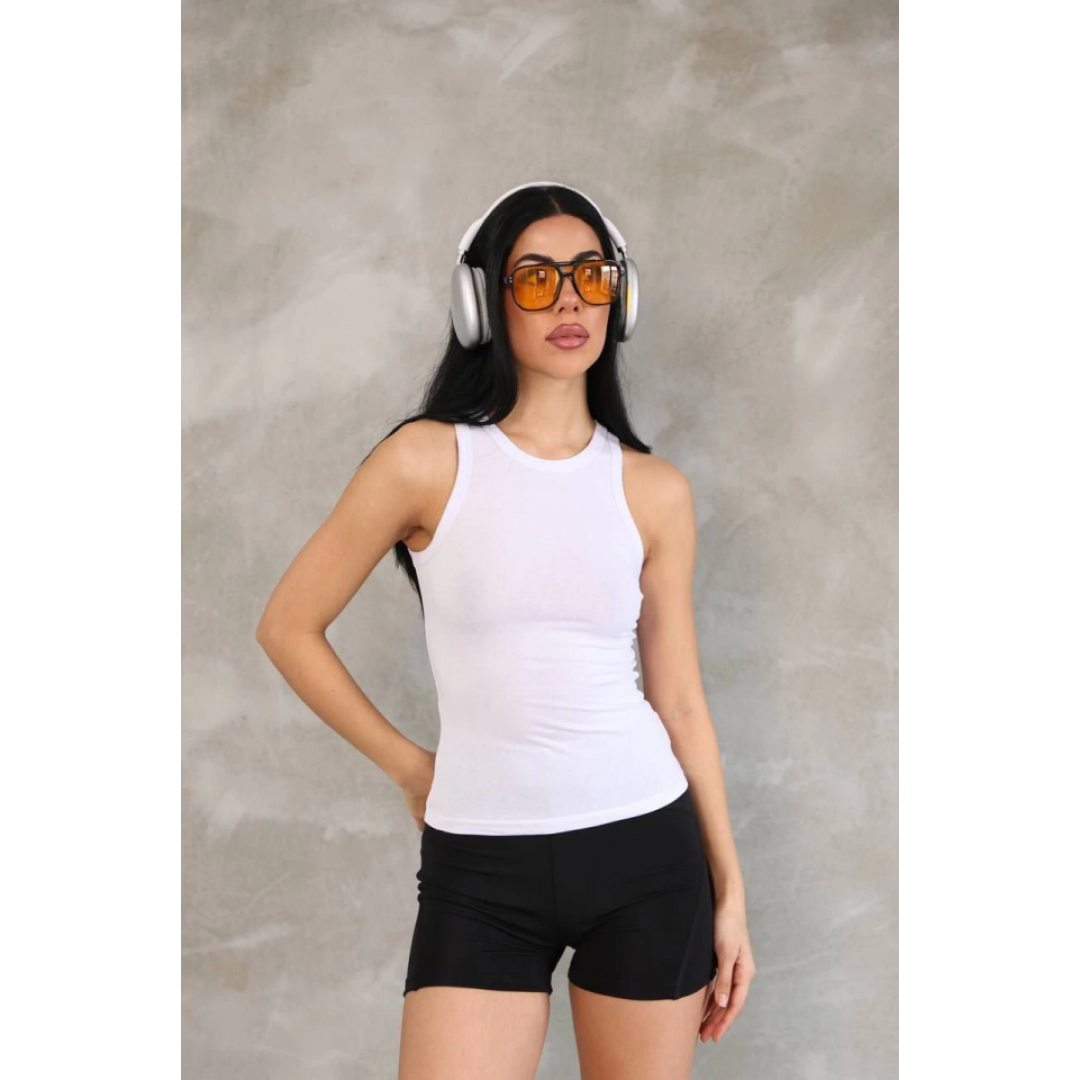 Kolsuz Badi Bluz - Beyaz 148414 Kolsuz Badi Bluz - Beyaz 148414