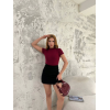 Kısa Kol Badi Bluz - Bordo 148417 Kısa Kol Badi Bluz - Bordo 148417
