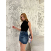 Kolsuz Yarım Bağazlı Badi Bluz - Siyah 148420 Kolsuz Yarım Bağazlı Badi Bluz - Siyah 148420