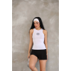 Kolsuz Nakışlı Badi Bluz - Beyaz 148423 Kolsuz Nakışlı Badi Bluz - Beyaz 148423