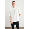 Unisex Baskılı Oversize T-Shirt - Beyaz 149004 Unisex Baskılı Oversize T-Shirt - Beyaz 149004