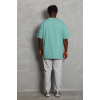 Unisex Oversize Düz Bisiklet Yaka T-Shirt - Mint Yeşili 150360 Unisex Oversize Düz Bisiklet Yaka T-Shirt - Mint Yeşili 150360