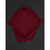 Yakalı Patlı Kısa Kol T-shirt - Bordo 150381 Yakalı Patlı Kısa Kol T-shirt - Bordo 150381