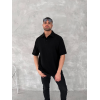 Yakalı Patlı Kısa Kol T-shirt - Siyah 150383 Yakalı Patlı Kısa Kol T-shirt - Siyah 150383