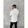 Yakalı Patlı Kısa Kol T-shirt - Beyaz 150384 Yakalı Patlı Kısa Kol T-shirt - Beyaz 150384