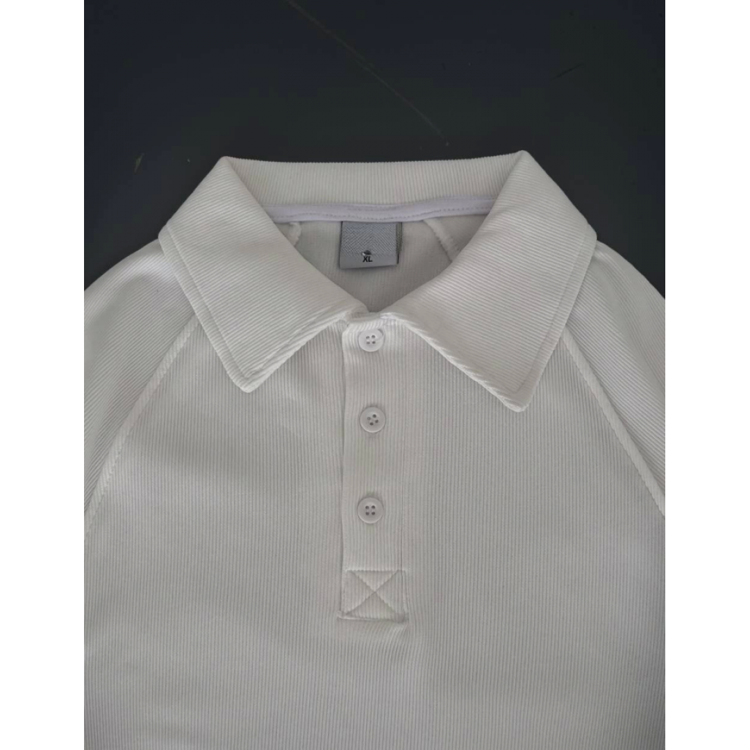 Yakalı Patlı Kısa Kol T-shirt - Beyaz 150384 Yakalı Patlı Kısa Kol T-shirt - Beyaz 150384
