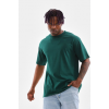 Unisex Oversize Düz Bisiklet Yaka T-Shirt - Koyu Yeşili 150389 Unisex Oversize Düz Bisiklet Yaka T-Shirt - Koyu Yeşili 150389