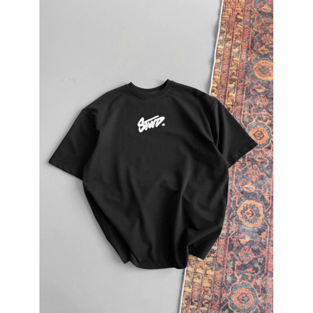 Baskılı Oversize T-shirt - Siyah 151103 Baskılı Oversize T-shirt - Siyah 151103