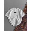 Baskılı Oversize T-shirt - Beyaz 151104 Baskılı Oversize T-shirt - Beyaz 151104