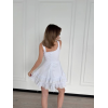 Fırfırlı Askılı Mini Elbise - Beyaz - 153145 Fırfırlı Askılı Mini Elbise - Beyaz - 153145