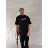 Ön Ve Arka Baskılı Oversize Bisiklet Yaka T-shirt- Siyah 153734 Ön Ve Arka Baskılı Oversize Bisiklet Yaka T-shirt- Siyah 153734