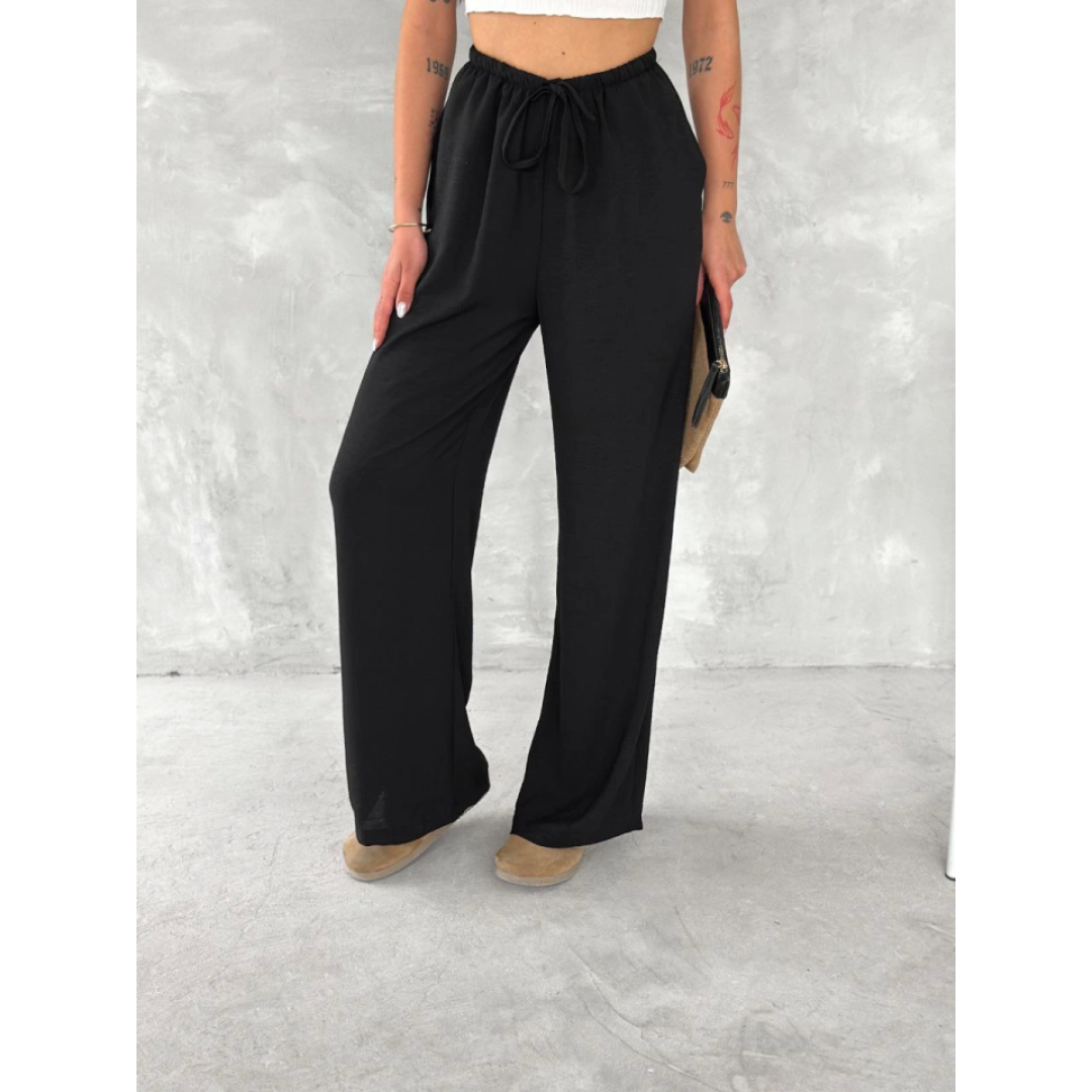 Ayrobin Oversize Pantalon - Siyah