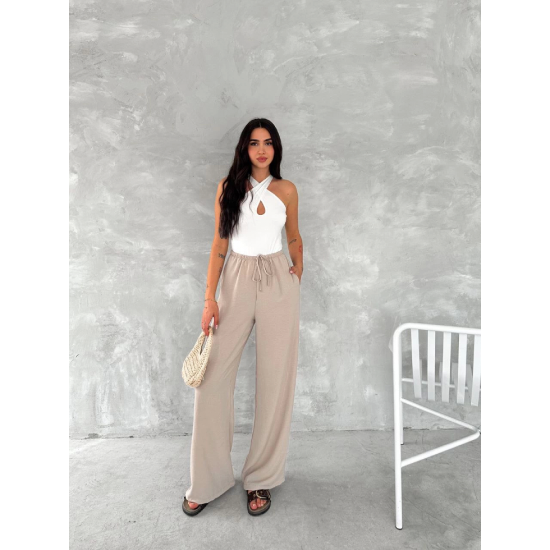 Ayrobin Oversize Pantalon - Bej - 154570 Ayrobin Oversize Pantalon - Bej - 154570