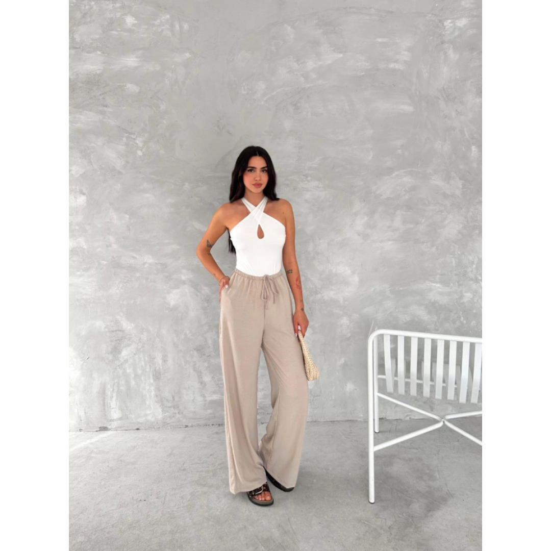 Ayrobin Oversize Pantalon - Bej - 154570 Ayrobin Oversize Pantalon - Bej - 154570