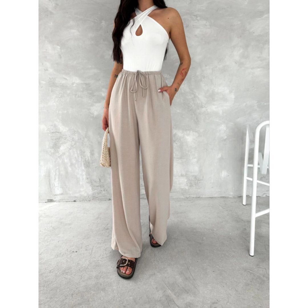 Ayrobin Oversize Pantalon - Bej - 154570 Ayrobin Oversize Pantalon - Bej - 154570
