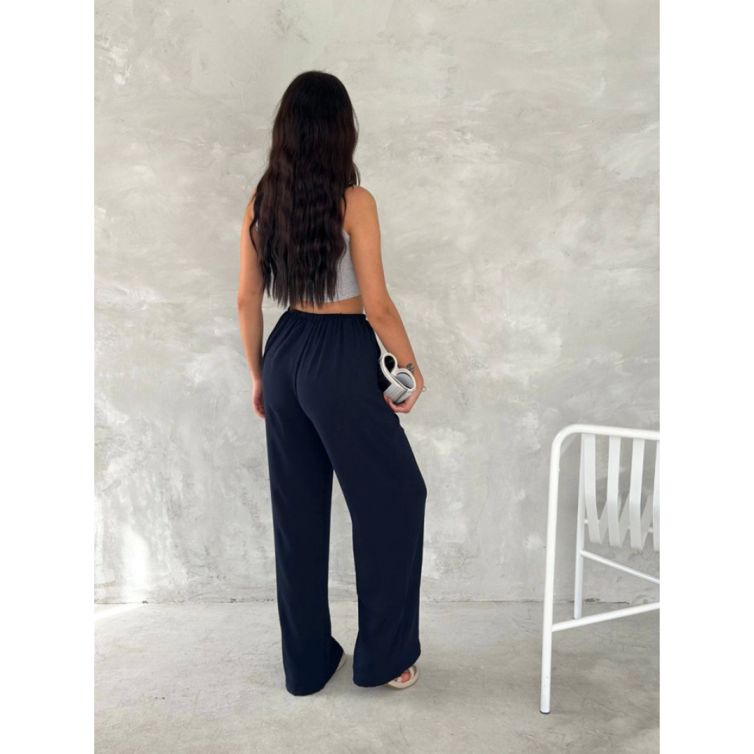 Ayrobin Oversize Pantalon - Lacivert - 154571