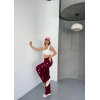Osy Modal Yumuşak Dokulu Kumaş Nakış Işlemeli Rahat Bol Paça Eşofman Pantalon - Bordo - 156896 Osy Modal Yumuşak Dokulu Kumaş Nakış Işlemeli Rahat Bol Paça Eşofman Pantalon - Bordo - 156896