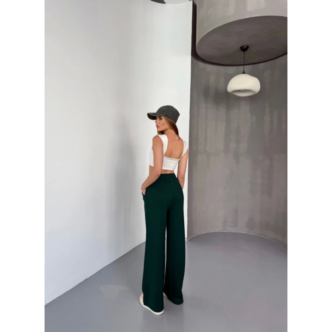 Osy Modal Yumuşak Dokulu Kumaş Nakış Işlemeli Rahat Bol Paça Eşofman Pantalon - Haki - 156904 Osy Modal Yumuşak Dokulu Kumaş Nakış Işlemeli Rahat Bol Paça Eşofman Pantalon - Haki - 156904