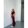 Osy Modal Yumuşak Dokulu Kumaş Nakış Işlemeli Rahat Bol Paça Eşofman Pantalon - Bordo - 156905 Osy Modal Yumuşak Dokulu Kumaş Nakış Işlemeli Rahat Bol Paça Eşofman Pantalon - Bordo - 156905